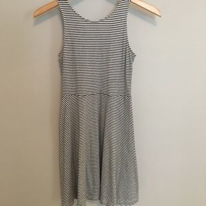 Black and White Striped dress from old navy